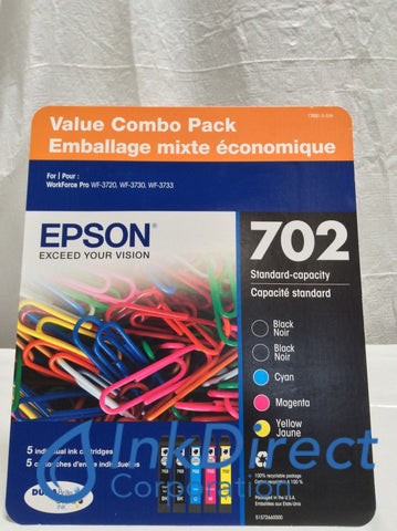 Genuine Epson T70215SVH T7021-5-SVH Epson 702 Ink Jet Cartridge Black Ink Jet Cartridge