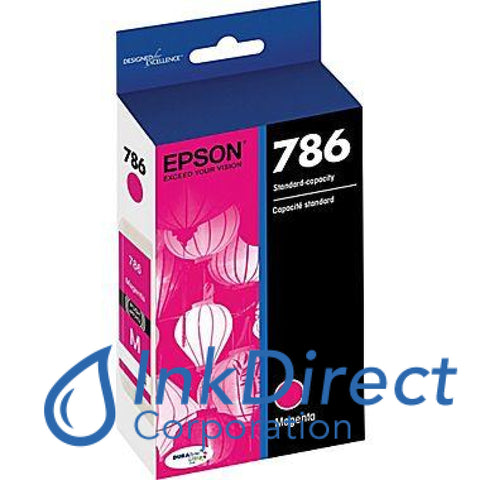 Genuine Epson T786320 T786 Ink Jet Cartridge Magenta