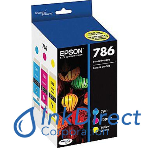 Genuine Epson T786520 T786 Ink Jet Cartridge Tri-Color