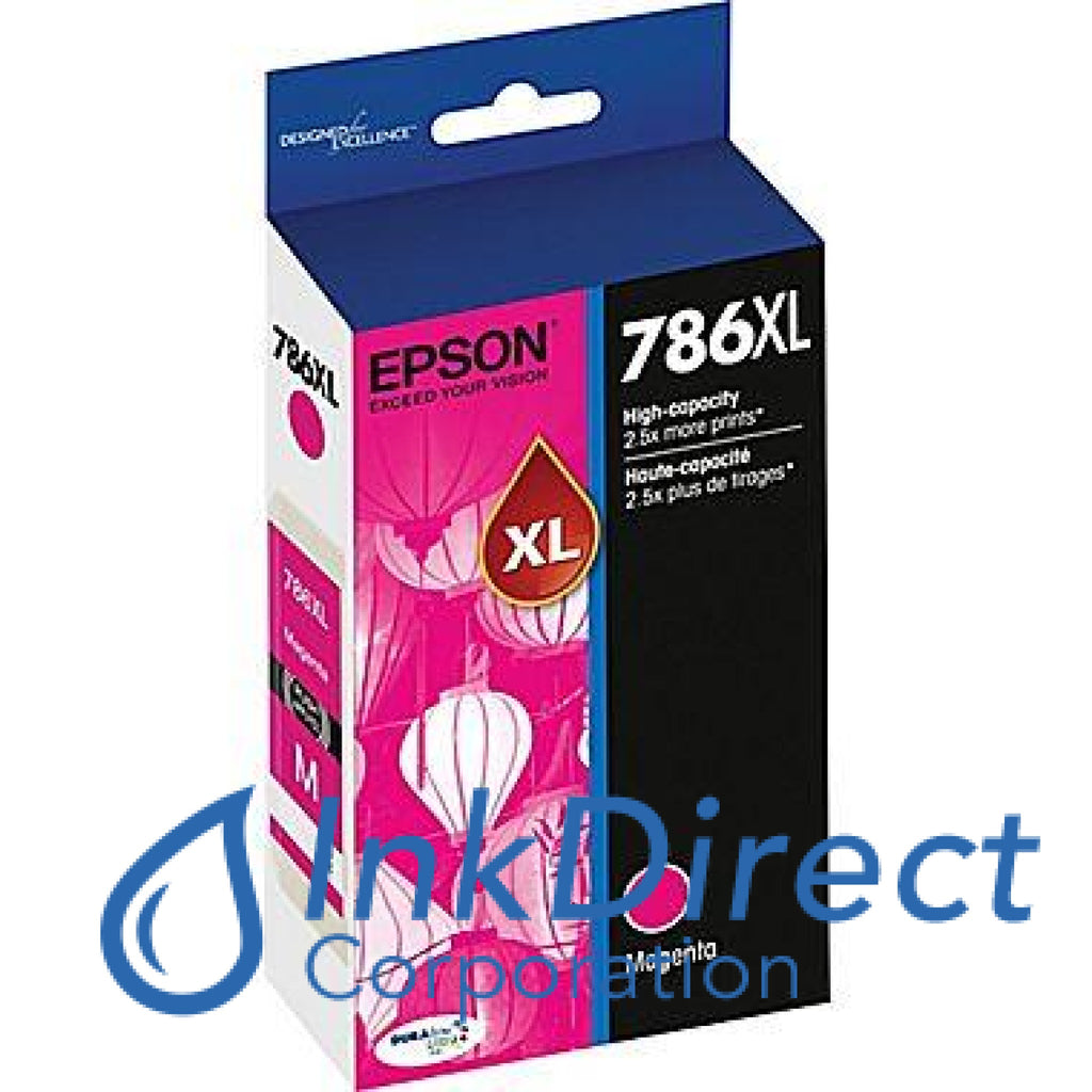 Genuine Epson T786XL320 T786XL Ink Jet Cartridge Magenta WF 4630 4640