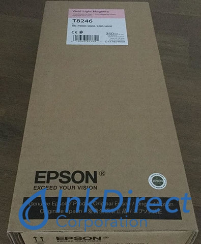 Genuine Epson T824600 T8246 Ink Jet Cartridge Vivid Light Magenta P6000 P7000 P8000 P9000 Ink Jet Cartridge