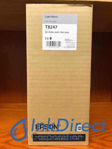 Genuine Epson T824700 T8247 Ink Jet Cartridge Light Black P6000 P7000 P8000 P9000 Ink Jet Cartridge , Epson   - InkJet Printer  SureColor P6000,  P7000,  P8000,  P9000