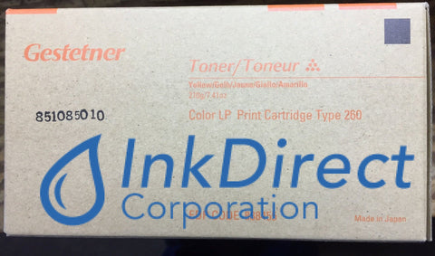 Genuine Gestetner 85486 888455 Type 160 / 260 Toner Yellow