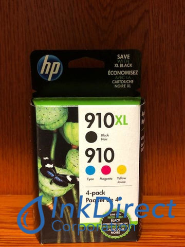 HP 3JB41AN HP 910XL 910 CMY Ink Jet Cartridge 4-Color OfficeJet Pro 8025 8035 Ink Jet Cartridge , HP   - All-in-One  OfficeJet Pro 8025,  8035
