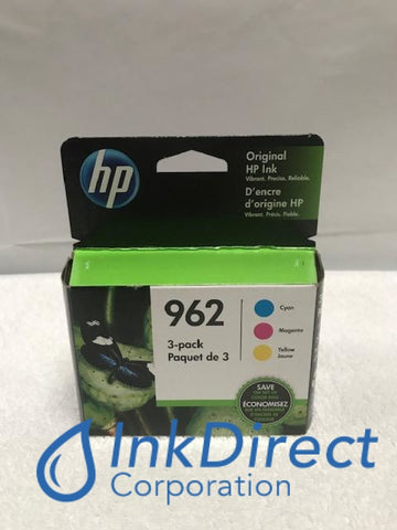 HP 3YP00AN ( 3HZ96AN 3HZ97AN 3HZ98AN ) HP 962 Cyan Magenta Yellow Ink Jet Cartridge Ink Jet Cartridge , HP   - All-in-One  OfficeJet Pro 9010,  9012,  9015,  9018,  9019,  9020,  9025