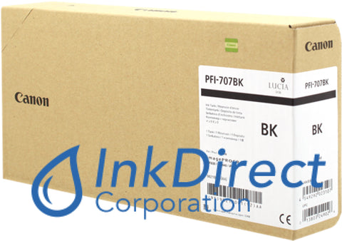 Genuine Hp 9821B001Aa Pfi-707Bk Ink Tank Black