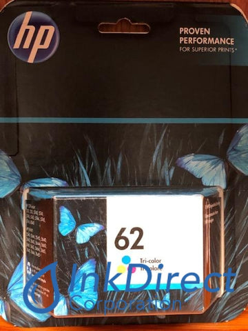 HP C2P06AN HP 62 Color Ink Jet Cartridge Tri-Color Ink Jet Cartridge , HP - All-in-One ENVY 5540, 5660, 5665, 7640, 7645, - InkJet Printer OfficeJet 5742, 5744, 5745, 8040, - Multi Function OfficeJet 5740
