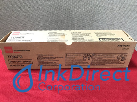 Genuine Ikon A0Vw3K0 Cpp 560/660 Toner Magenta