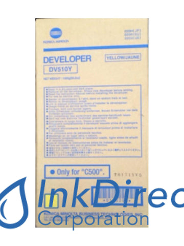 Genuine Konica Minolta 0200 Dv-510Y Dv510Y Developer / Starter Yellow , BizHub Pro C500