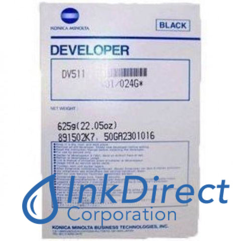 Genuine Konica Minolta 024G Dv-511 Dv511 Developer / Starter Black