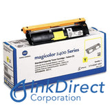Genuine Konica Minolta 1710587001 1710587-001 Magicolor 2400 Standard Yield Toner Cartridge Yellow , Konica-Minolta - Multi Function MagiColor 2480MF, 2490MF, 2590MF