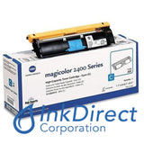 Genuine Konica Minolta 1710587007 1710587-007 Magicolor 2400 / 2500 High Yield Toner Cartridge Cyan , Konica-Minolta - Multi Function MagiColor 2480MF, 2490MF, 2590MF