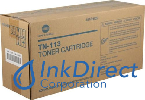 Genuine Konica Minolta 4518602 4518-602 4518605 4518-605 4518805 4518-805 Tn113 / Tn-113 Toner Cartridge Black