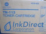 Genuine Konica Minolta 4518602 4518-602 4518605 4518-605 4518805 4518-805 Tn113 / Tn-113 Toner Cartridge Black