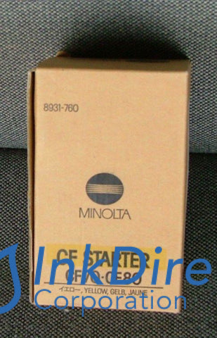 Genuine Konica Minolta 8931760 8931-760 Developer Yellow