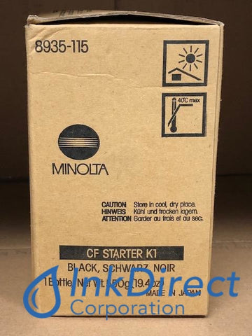 Genuine Konica Minolta 8935115 8935-115 Cf900 Developer / Starter Black Developer / Starter