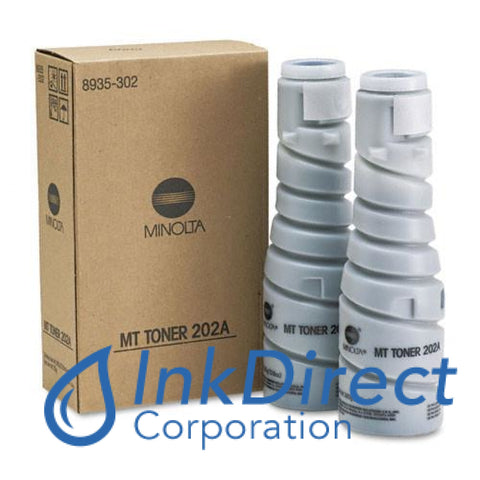 Genuine Konica Minolta 8935302 8935-302 Mt 202A Toner Cartridge Black