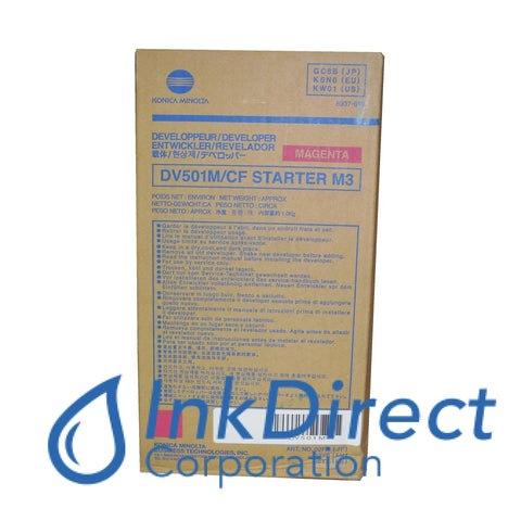 Genuine Konica Minolta 8937854 8937-854 M3 Dv501M Developer / Starter Magenta Developer / Starter