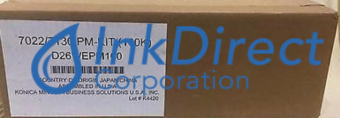 Genuine Konica Minolta 950256 950-256 D26Wepm100 Pm301 Maintenance Kit