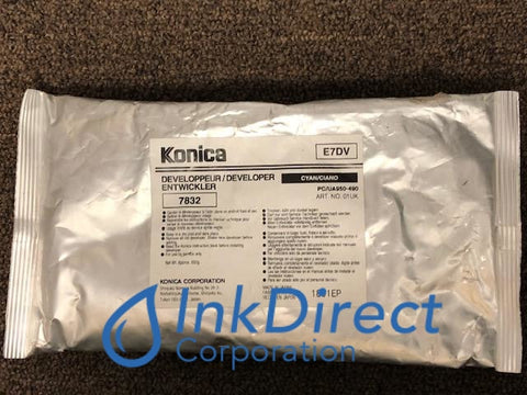 Genuine Konica Minolta 950490 950-490 E7Dv Developer / Starter Cyan Developer / Starter