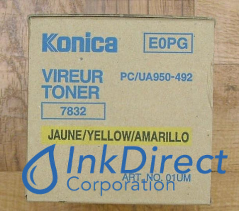 Genuine Konica Minolta 950492 950-492 Toner Cartridge Yellow