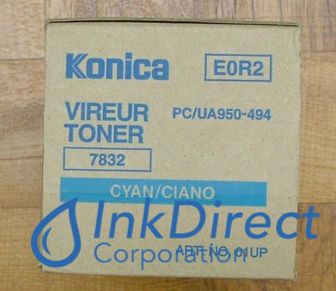 Genuine Konica Minolta 950494 950-494 Toner Cartridge Cyan