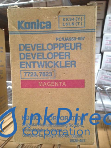 Genuine Konica Minolta 950697 950-697 Developer / Starter Magenta