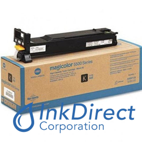 Genuine Konica Minolta A06V133 A06V153 5550 - High Yield Toner Cartridge Black