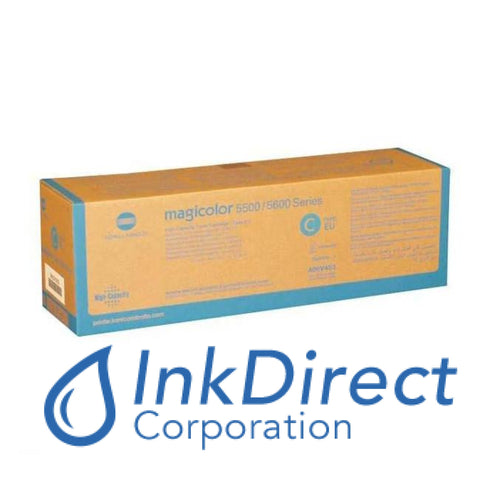 Genuine Konica Minolta A06V433 A06V453 5550 - High Yield Toner Cartridge Cyan