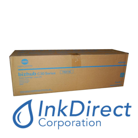 Genuine Konica Minolta A06V434 Tn-313C Tn313C Toner Cartridge Cyan , Konica Minolta - Multi Function BizHub C30, C30P, C30PX, C31P, C31PX,