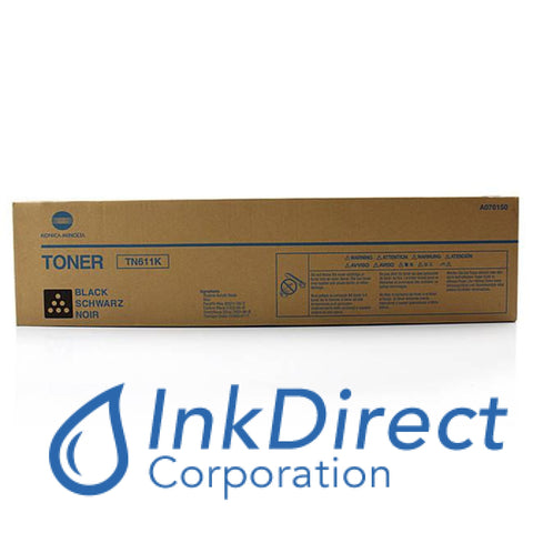 Genuine Konica Minolta A070130 A07-0130 Tn-611K Tn611K Toner Cartridge Black