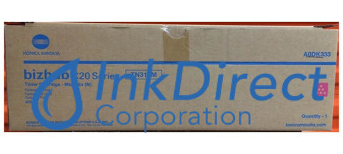 Genuine Konica Minolta A0Dk333 Tn-318M Tn318M Toner Cartridge Magenta , Konica Minolta - Multi Function BizHub C20, C20P, C20PX, C20X,