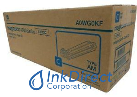 Genuine Konica Minolta A0Wg0Kf Iup12C Iu-P12C 4700 Series Image Unit Cyan Image Unit , Konica Minolta   - Laser Printer  MagiColor 4750DN,  4750EN