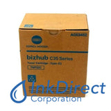 Genuine Konica Minolta A0X5432 Tn-P22C Tnp22C Toner Cartridge Cyan ( Lot Of 4 )
