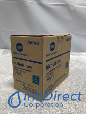 Genuine Konica Minolta A0X5435 TNP-51C TNP51C Toner Cartridge Cyan BizHub C3110 Toner Cartridge , Konica-Minolta - Multi Function BizHub C3110