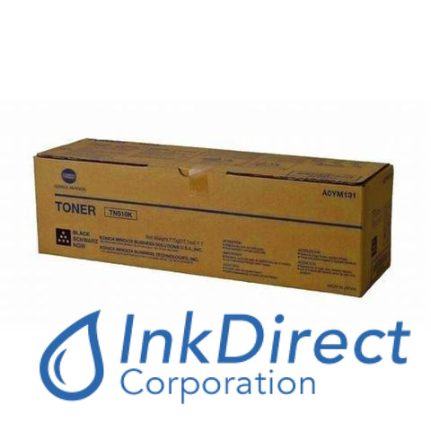 Genuine Konica Minolta A0Ym131 Tn-510K Tn510K - High Yield Toner Cartridge Black