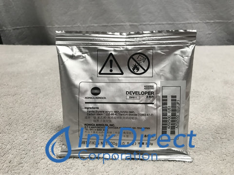 Genuine Konica Minolta A202500 DV-411 DV411 Developer Black Developer