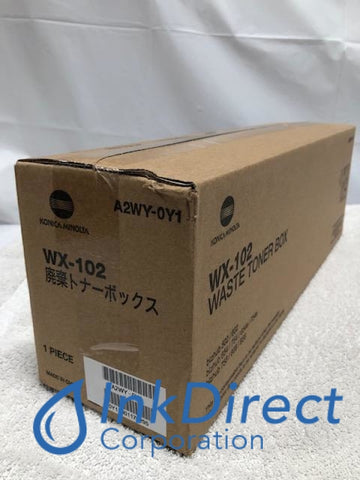 Genuine Konica Minolta A2WY0Y1 A2WY-0Y1 WX-102 WX102 Waste Toner Container Waste Toner Container , Konica Minolta   - Multi Function  BizHub 552,  652,  654,  754,  754e,  808,  958