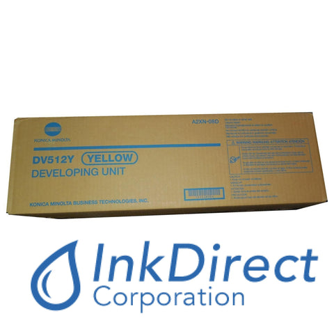 Genuine Konica Minolta A2Xn08D Dv-512Y Dv512Y Developer Unit Yellow