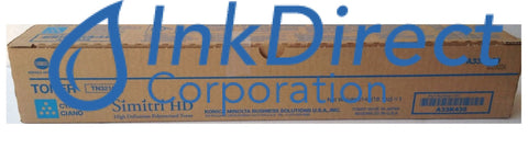 Genuine Konica Minolta A33K430 Tn-321C Tn321C - High Yield Toner Cartridge Cyan , Konica-Minolta - Multi Function BizHub C224, C284, C364,