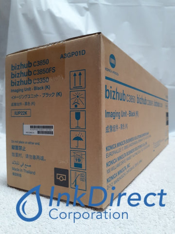 Genuine Konica Minolta A3GP01D IUP-22K IUP22K Image Unit Black Image Unit , Konica Minolta - Multi Function BizHub C3350, C3850, C3850FS,
