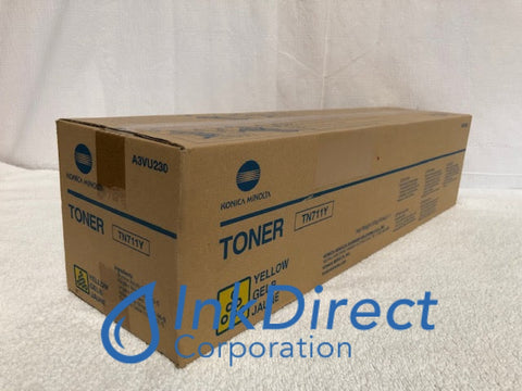 Genuine Konica Minolta A3VU230 TN-711Y TN711Y Toner Cartridge Yellow BizHub C654 C754 Toner Cartridge , Konica-Minolta - Multi Function BizHub C654, C754,