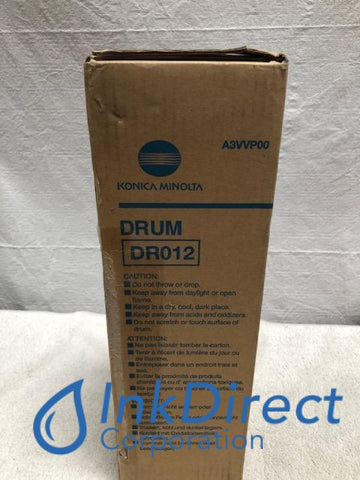 Genuine Konica Minolta A3VVP00 DR-012 DR012 Drum Black BizHub 1052 1250 1250P Pro 951 Drum , Konica Minolta - BizHub 1052, 1250, 1250P, - Multi Function BizHub Pro 951,
