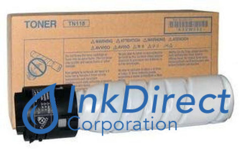 Genuine Konica Minolta A3Vw030 Tn-118 Tn118 - Standard Yield Toner Cartridge Black