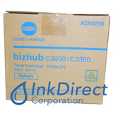 Genuine Konica Minolta A5X0230 Tn-P48Y Tnp48Y Toner Cartridge Yellow Multi Function  BizHub C3350,  C3850,