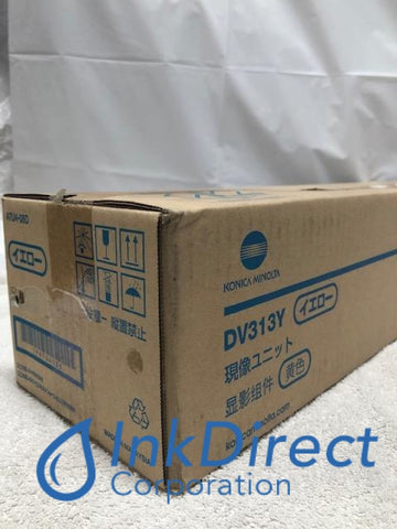 Genuine Konica Minolta A7U408D A7U4-08D DV313Y DV-313Y Developer Unit Yellow Developer Unit , Konica Minolta   - Multi Function  BizHub 308,  368,  458,  558,  C258,  C308,  C368,  C458,  C558,  C658