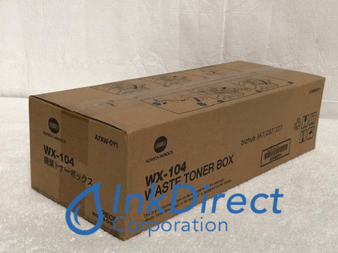 Genuine Konica Minolta A7XW0Y1 A7XW-0Y1 WX104 WX-104 Waste Toner Container Bizhub 227 287 Waste Toner container , Konica Minolta   - Multi Function  BizHub 227,  287,