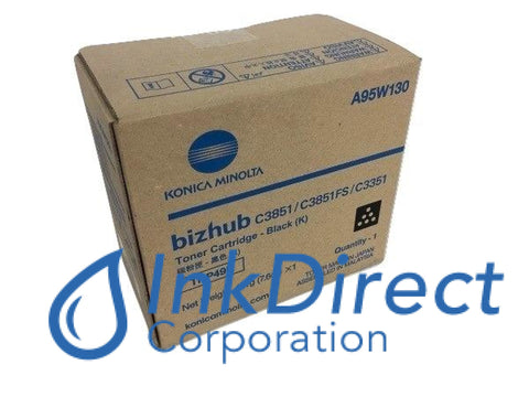 Genuine Konica Minolta A95W130 Tnp-49K Tnp49K Toner Cartridge Black , Konica Minolta   - Multi Function  BizHub C3351,  C3851FS