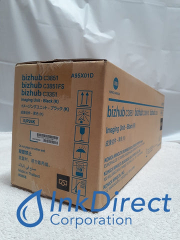 Genuine Konica Minolta A95X01D IUP-24K IUP24K Imaging Unit Black BizHub C3351 C3851FS Image Unit , Konica Minolta   - Multi Function  BizHub C3351,  C3851FS