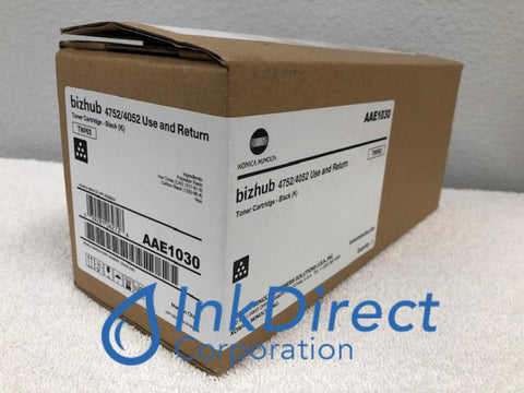 Genuine Konica Minolta TNP-63 TNP63 Toner Cartridge Black 4052 4752 – Ink Direct Corporation